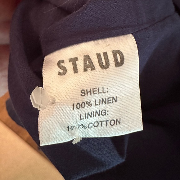 STAUD Navy Linen Dress - Picture 6 of 6